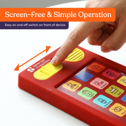 Medical Talker Buddy AAC Communication Device for Non-Verbal Patients, Kids & Adults – Hospital Bedside Speech Therapy Aid, Recordable Talking Device, Portable AAC for Medical, Clinical, Home & School Use