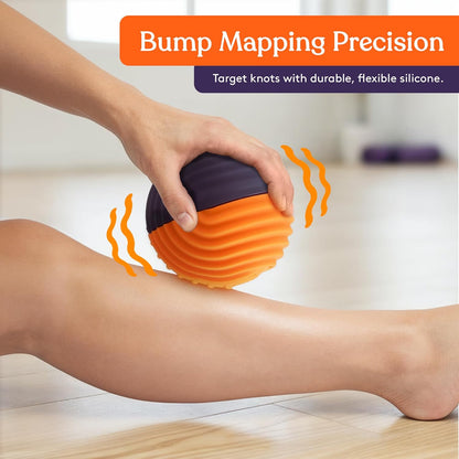 Special Supplies Sensory Massage Ball - Orange & Purple - 4 Vibration Modes, Tactile Stimulation, Stress Relief, Therapy & Sensory Tool for Kids and Adults