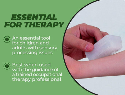 Wilbarger Therapy Brush, 3 Pack - Therapressure Brush for Occupational Therapy for Sensory Brushing - Designed by Patricia Wilbarger - Use as Part of the Wilbarger Brushing Protocol