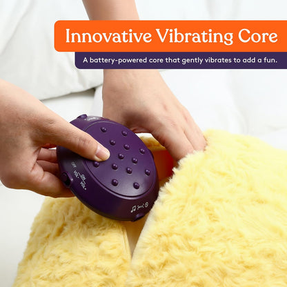 Special Supplies Sensory Vibrating Pillow, Pressure Activated for Kids and Adults, Minky Soft with Colorful Plush Fur, 3 Vibration Modes, Music & Voice Recording