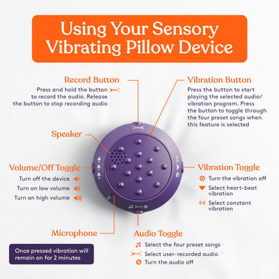Sensory Vibrating Pillow-Unicorn