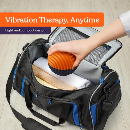 Special Supplies Sensory Massage Ball - Orange & Purple - 4 Vibration Modes, Tactile Stimulation, Stress Relief, Therapy & Sensory Tool for Kids and Adults