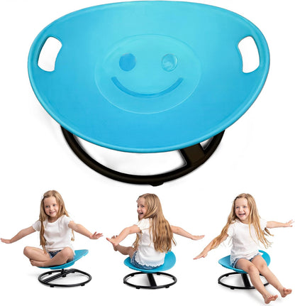 Special Supplies Smile Spinning Chair for Kids- Versatile Kids Sit and Spin Sensory Chair for Training Body Coordination for Playroom, Bedroom, or Nursery