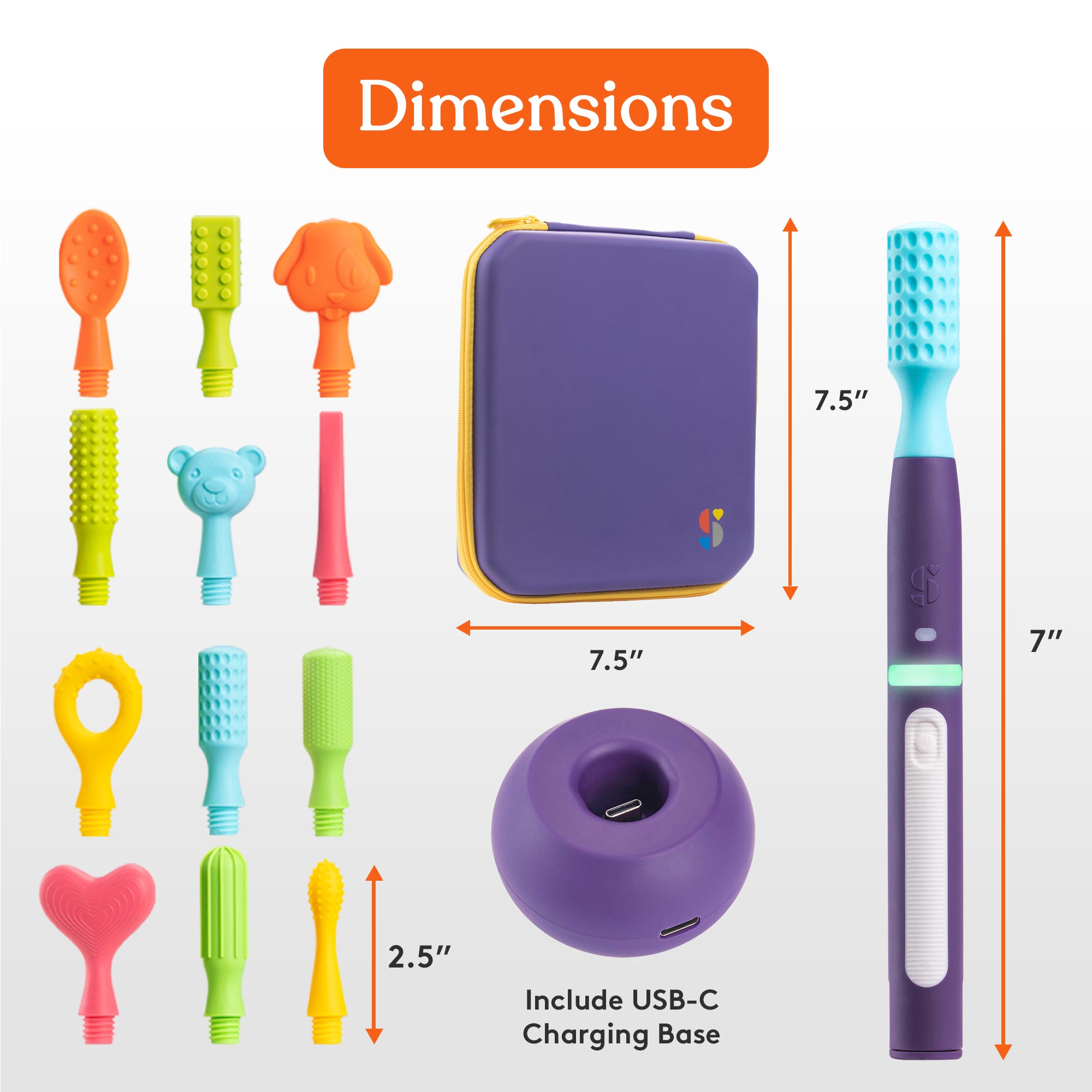 BUZZ BUDDY™ Rechargeable Oral Stimulation Kit (12 Tips Included)