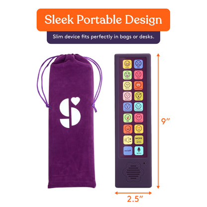 Special Supplies Emotions & Feelings AAC Communication Device – Emotion & Calm-Focused Speech Therapy Aid for Nonverbal Kids & Adults – Talking Device for Home & School