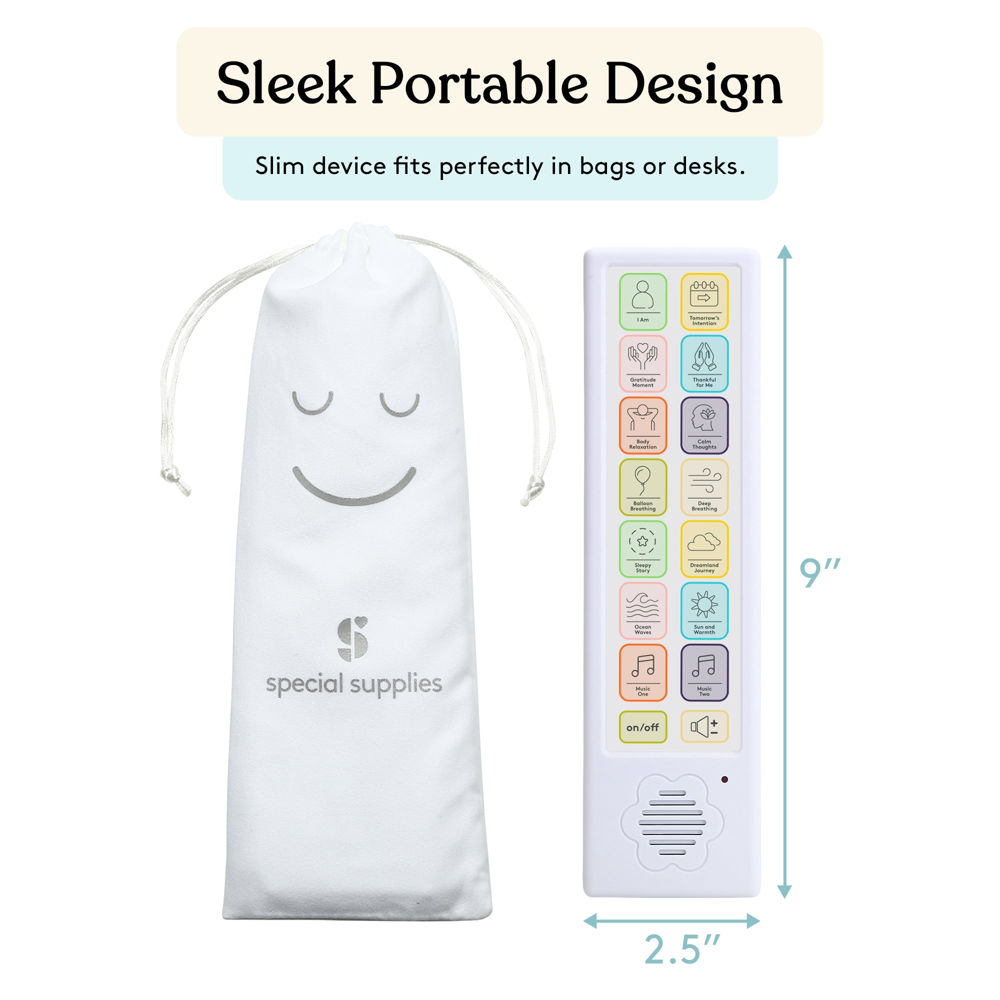 Special Supplies Meditation Buddy – Screen-Free Mindfulness & Breathing Device for Stress Relief, Calm, Focus, Anxiety Support & Daily Meditation Practice for Adults