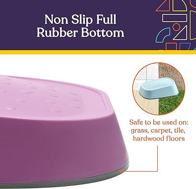Stepping Stones for Kids 5 Set Indoor and Outdoor Balance Blocks Promote Coordination, Balance Strength Child Safe Rubber, Non-Slip Edging