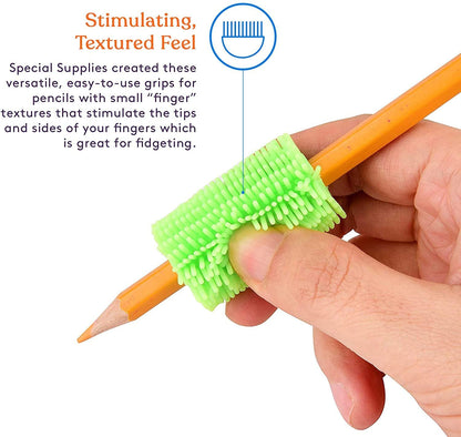 Squishy Pencil Grips for Kids and Adults - Pack of 100