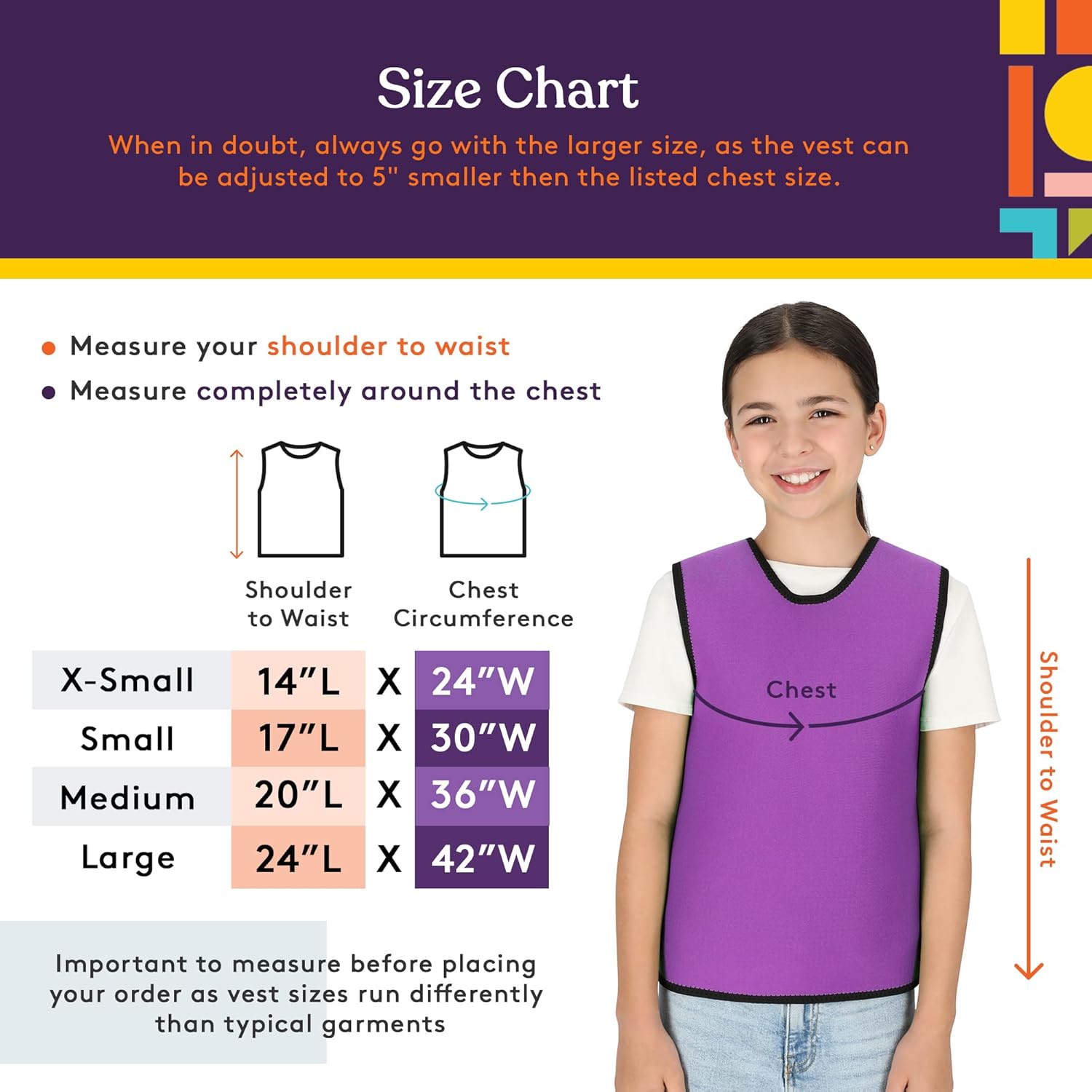 Deep Pressure Sensory Compression Vest – Special Supplies