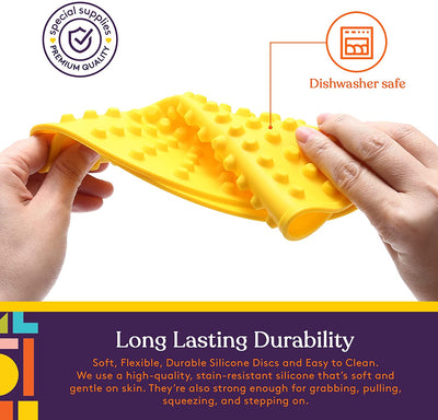 Sensory Discs Matching Game - 20 Pack - Eye Mask Included