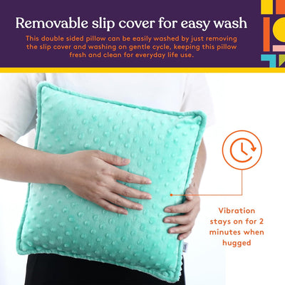 Sensory Vibrating Pillow - Blue & Green