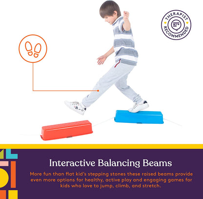 Balance Beams Stepping Stones for Kids, 8 Pc. Set