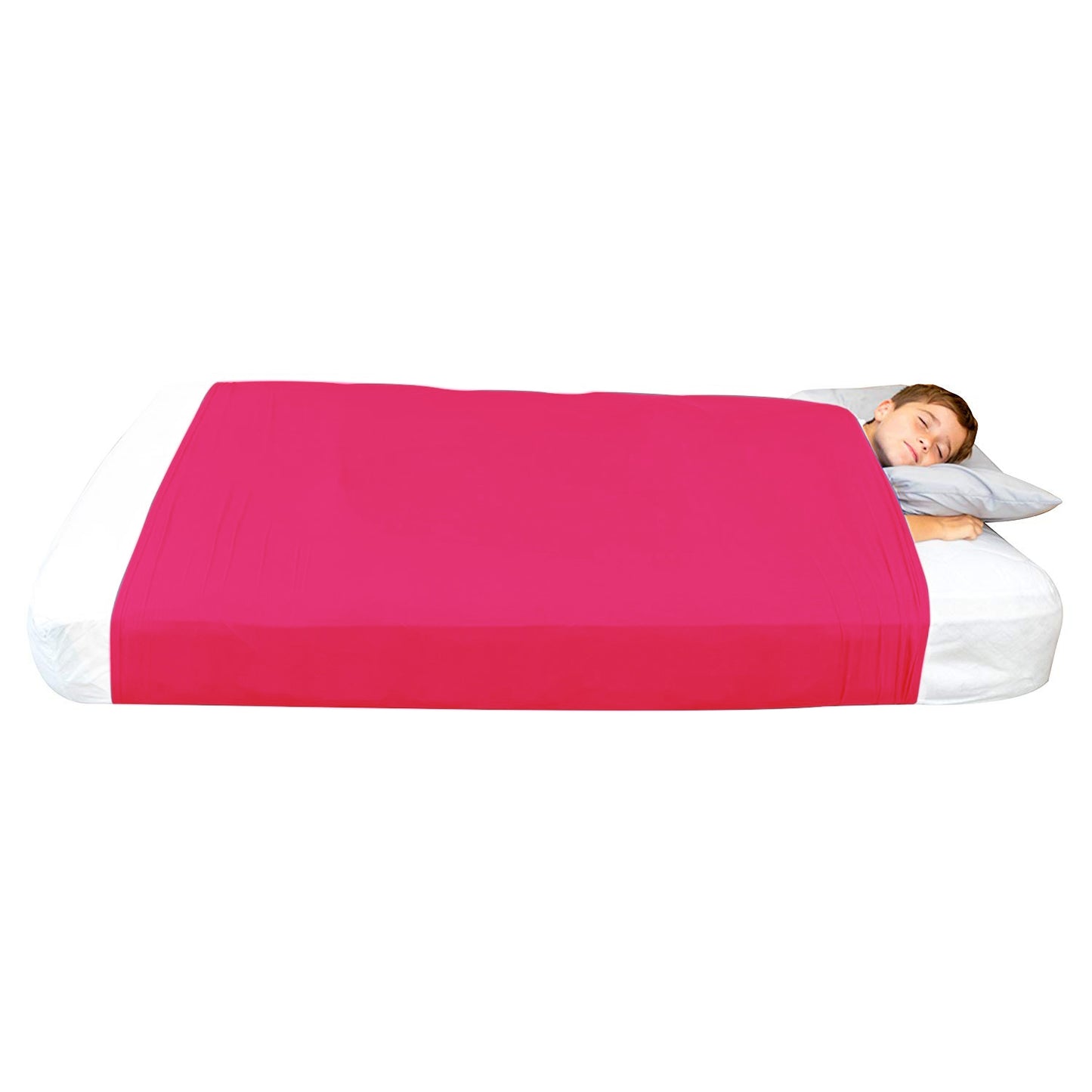 Sensory Bed Sheet for Kids Compression Alternative to Weighted Blankets - Red