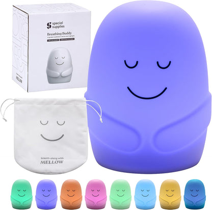 Special Supplies Breathing Buddy Meditation Toy with Relaxing Illumination, Guided Breathing Exercises, Nightlight Mode, and Elegant Gift Case Included, Great Gift Idea