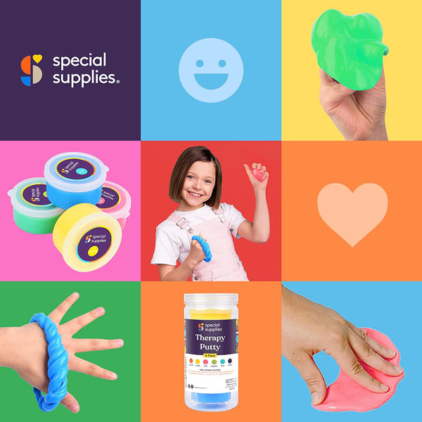 Therapy Putty (Primary Colors): 4 Pack – Special Supplies