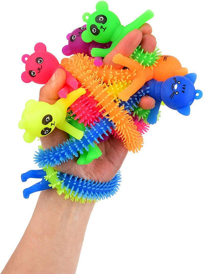 Colorful Sensory Fidget Animal Stretchy String ( Set of 12)