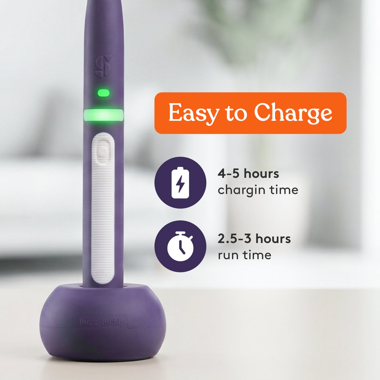 BUZZ BUDDY™ Rechargeable Oral Stimulation Kit (12 Tips Included)