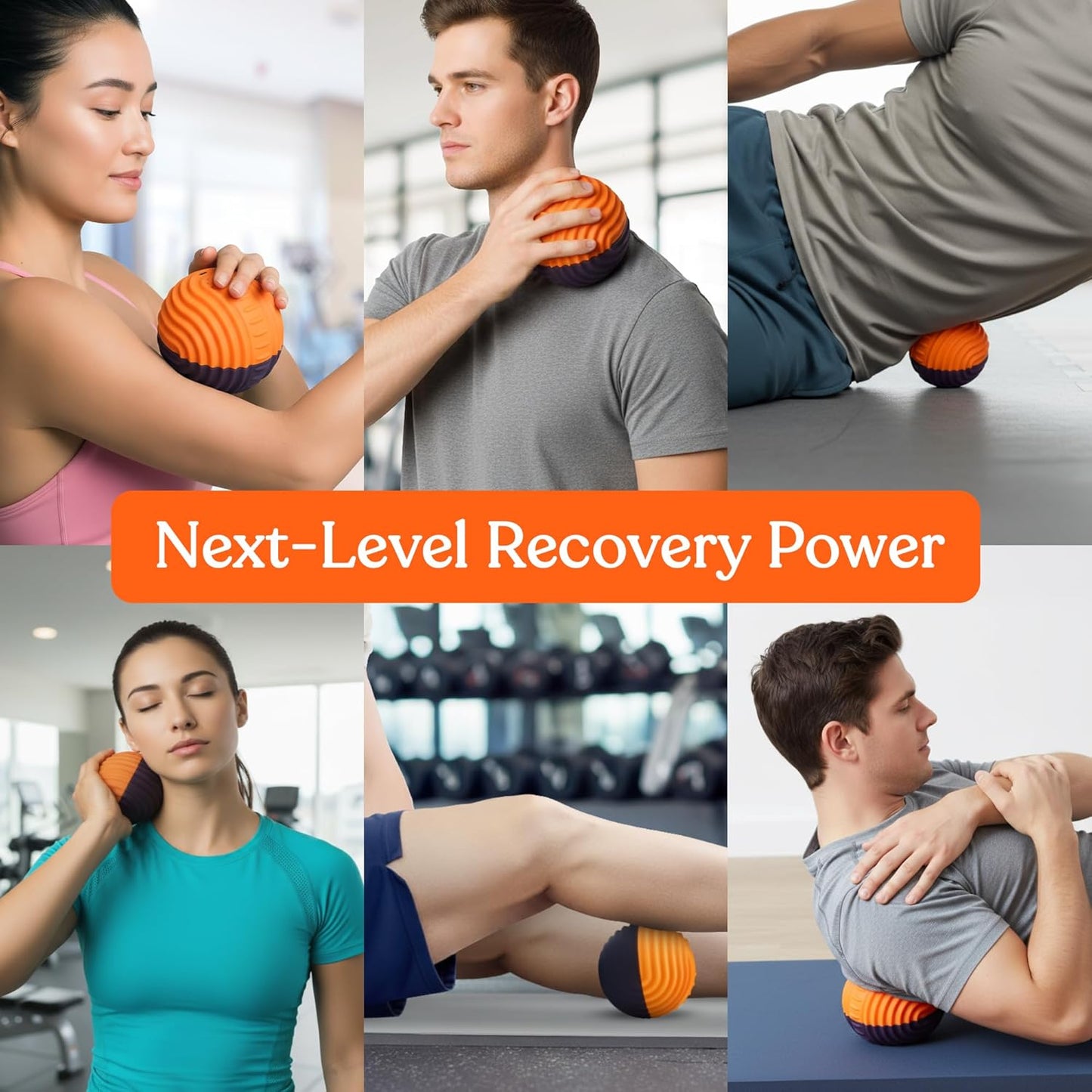 Special Supplies Sensory Massage Ball - Orange & Purple - 4 Vibration Modes, Tactile Stimulation, Stress Relief, Therapy & Sensory Tool for Kids and Adults