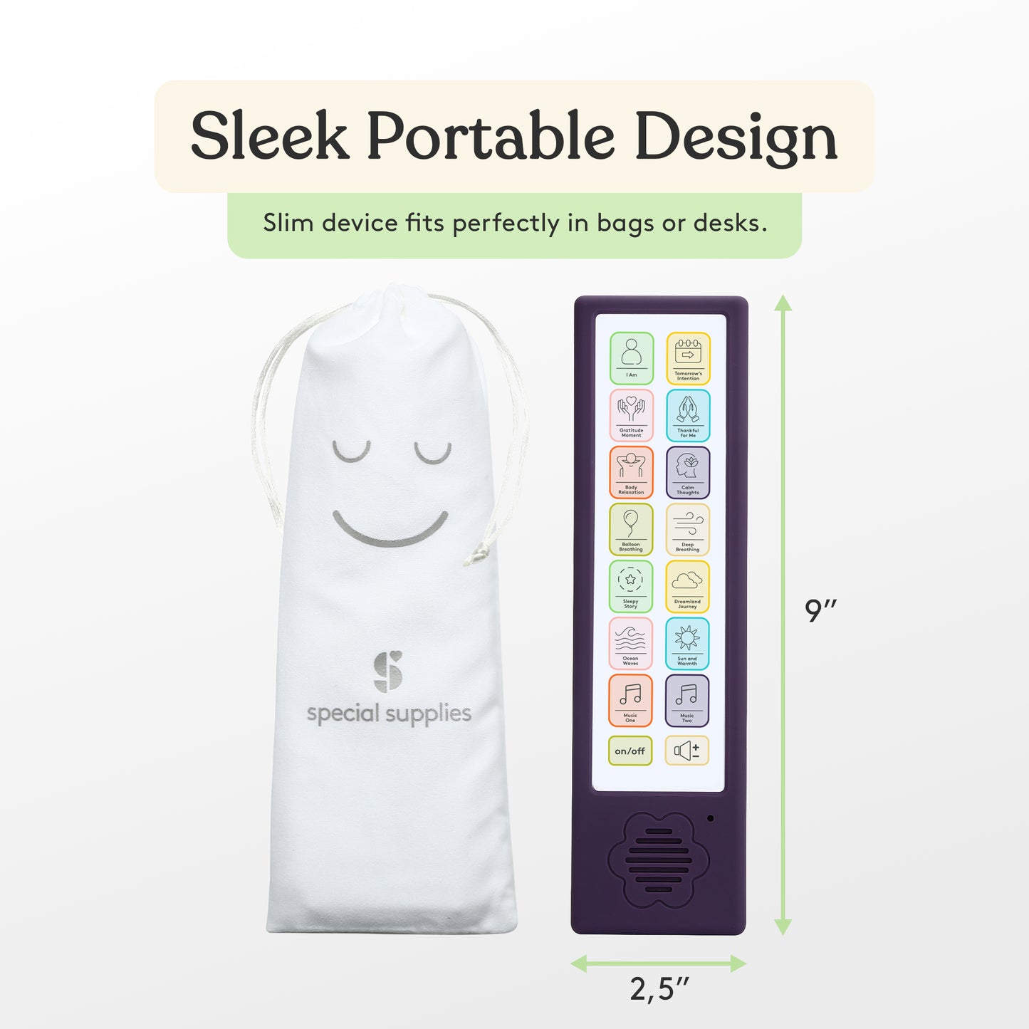 Special Supplies Meditation Buddy – Screen-Free Mindfulness & Breathing Device for Stress Relief, Calm Focus, Anxiety Support & Daily Meditation Practice for Kids