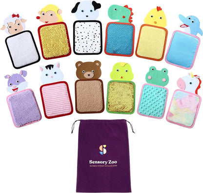 Special Supplies Sensory Zoo Animal Mats, 10 Sets, Tactile Stimulation for Kids, Supports Autistic and Processing Challenges, Calming and Stimulating Early Learning Play