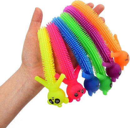 Colorful Sensory Fidget Animal Stretchy String - Set of 12