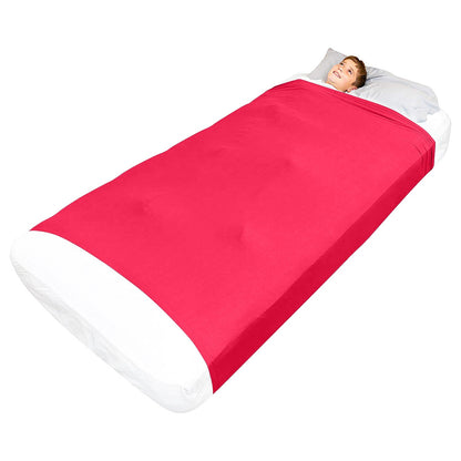 Sensory Bed Sheet for Kids Compression Alternative to Weighted Blankets - Red