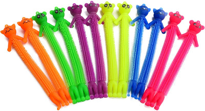 Colorful Sensory Fidget Animal Stretchy String ( Set of 12)