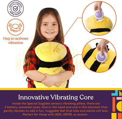 Sensory Vibrating Pillow - Bumble Bee