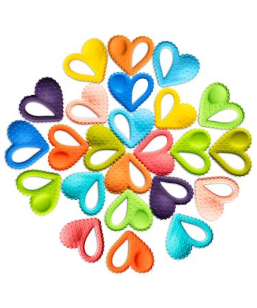 Teether-Heart Spoon - Value Pack - 24 Pieces