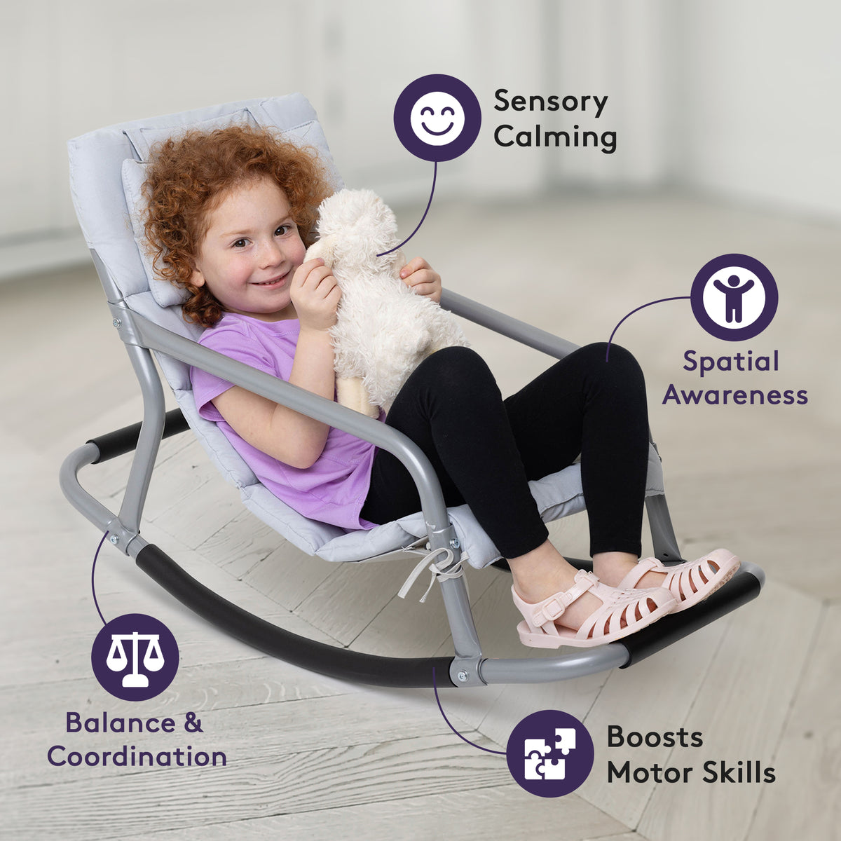 School. Send Rocking Chair Special Supplies Sensory Rocking Chair for Kids - Comfortable Kids Roc