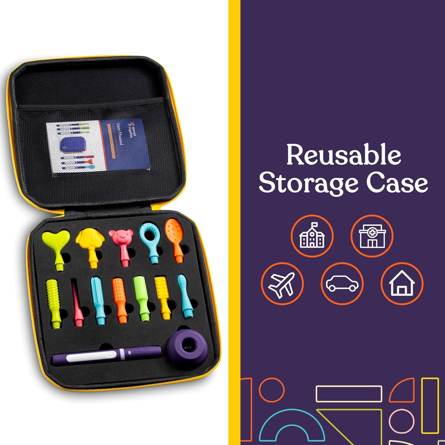 BUZZ BUDDY™ Rechargeable Oral Stimulation Kit (12 Tips Included)