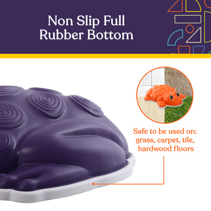Frog Stepping Stones – Deluxe 6-Piece Set with Bonus Game
