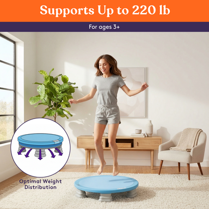 Special Supplies Kids Trampoline Rebounder Bouncing Board  Sensory Balance and Bounce Toy for Indoor and Outdoor Kids Toys - Outdoor Play Equipment