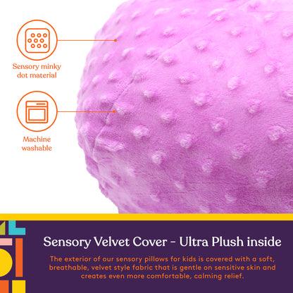 Sensory Vibrating Ball Pillow with Music and Voice Recording