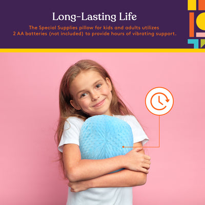 Vibrating Ball Pillow Sensory Pressure Activated for Kids and Adults