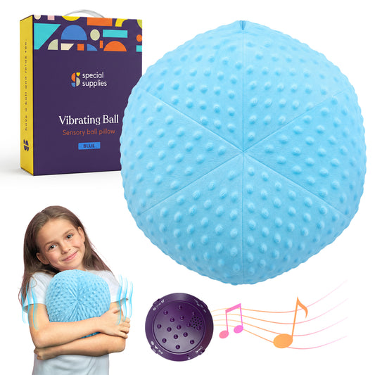 Vibrating Ball Pillow Sensory Pressure Activated for Kids and Adults