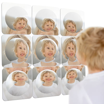 Special Supplies Sensory Bubble Wall Mirror - Interactive Acrylic Mirrors for Wall Decoration and Sensory Toys for Kids Classroom or Home -Sensory Room Decor -Visual, Tactile Stimulation