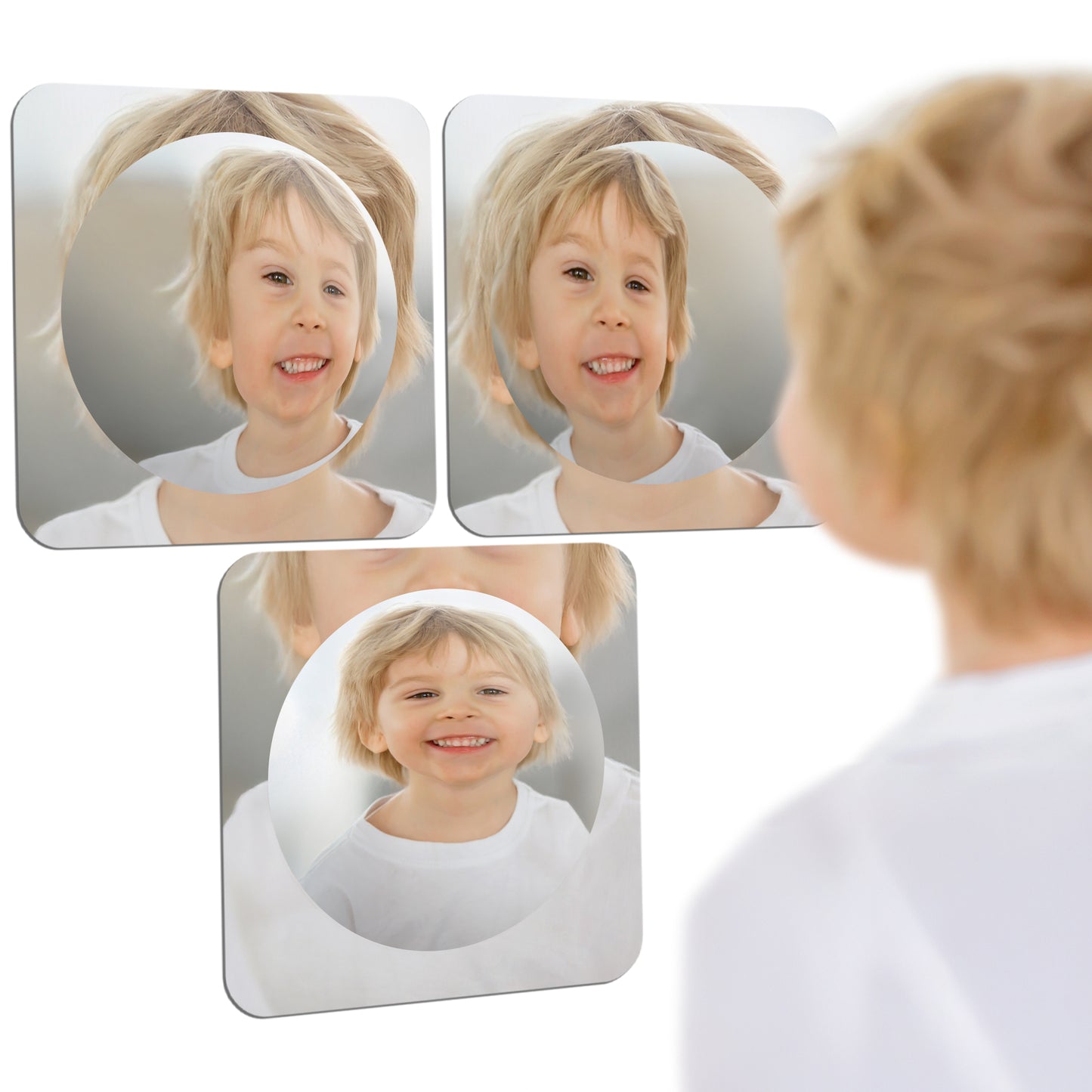Special Supplies Sensory Bubble Wall Mirror - Interactive Acrylic Mirrors for Wall Decoration and Sensory Toys for Kids Classroom or Home -Sensory Room Decor -Visual, Tactile Stimulation