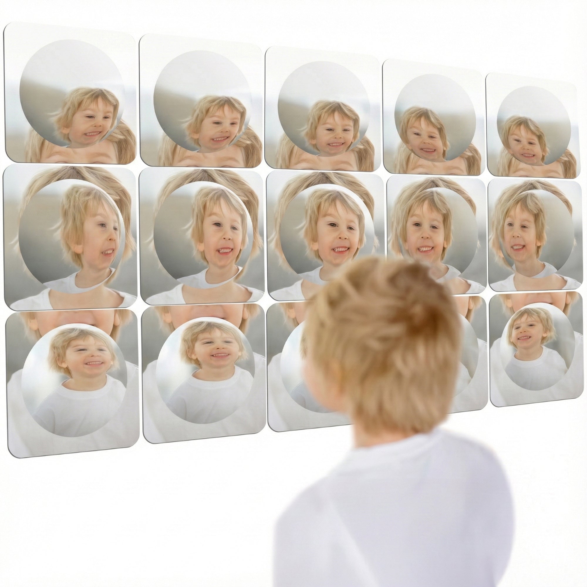Special Supplies Sensory Bubble Wall Mirror - Interactive Acrylic Mirrors for Wall Decoration and Sensory Toys for Kids Classroom or Home -Sensory Room Decor -Visual, Tactile Stimulation