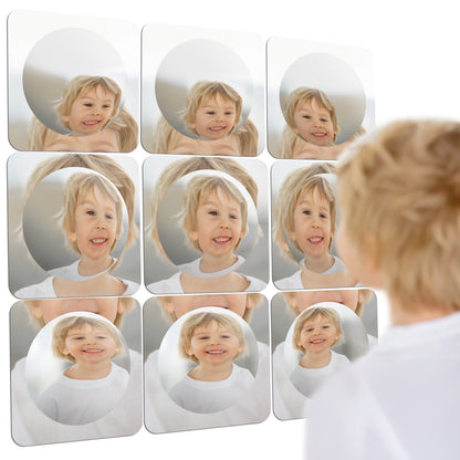 Special Supplies Sensory Bubble Wall Mirror - Interactive Acrylic Mirrors for Wall Decoration and Sensory Toys for Kids Classroom or Home -Sensory Room Decor -Visual, Tactile Stimulation
