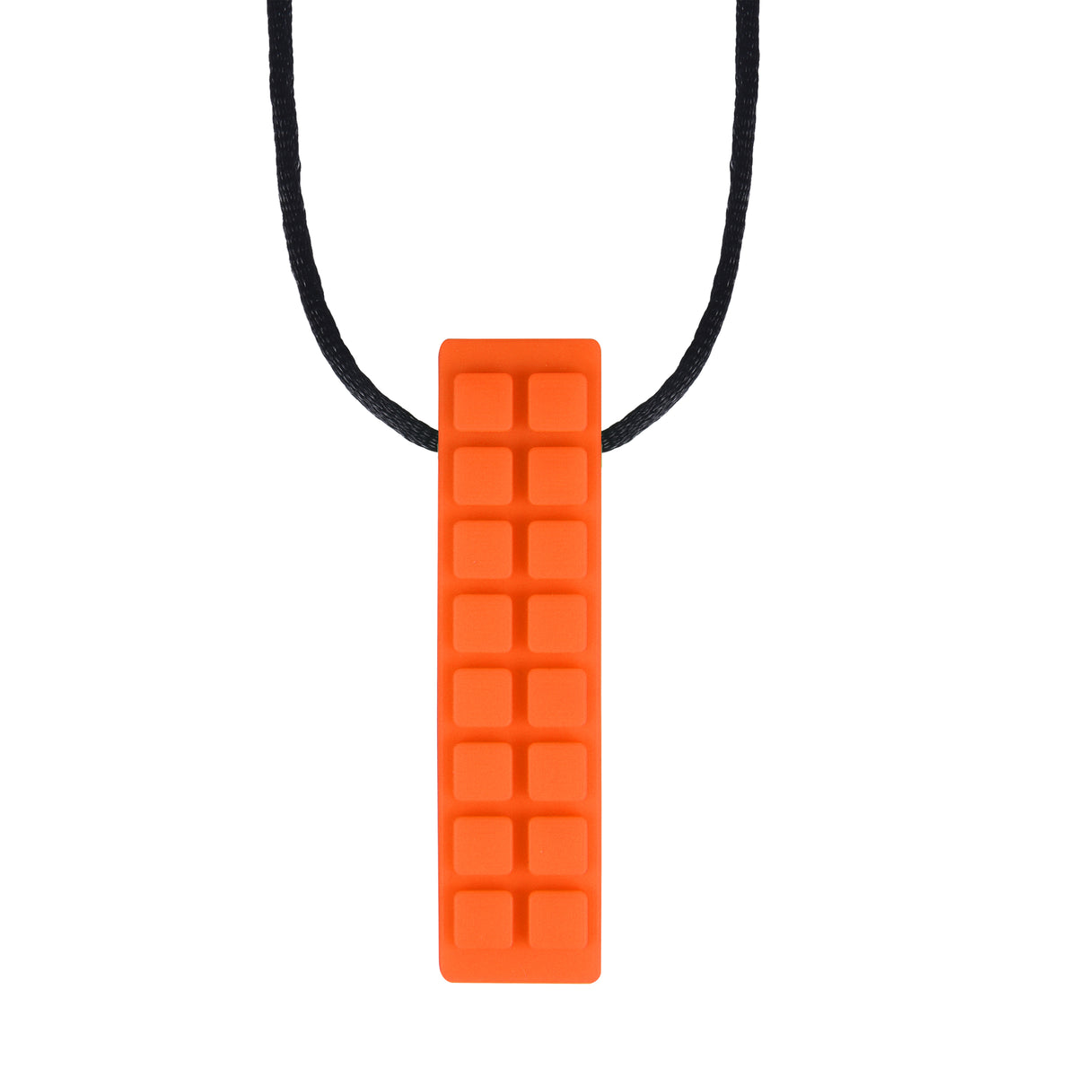 Chewy Blocks Necklace - Calming Textured Chewy Silicone Pendant for Autism & Oral Motor Special Needs Kids