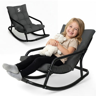 Special Supplies Sensory Rocking Chair for Kids - Comfortable Kids Rocker- Versatile Floor Chair with Soft Fabric and Stability for Playroom, Bedroom, or Nursery (Ages 3+)