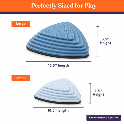 Special Supplies 10 Stepping Stones for Kids Indoor and Outdoor Balance Blocks Promote Coordination, Balance Strength Child Safe Rubber, Non-Slip Edging