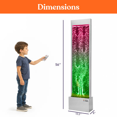 Special Supplies Floor Standing Bubble Tube Lamp Color Changing LED Lights