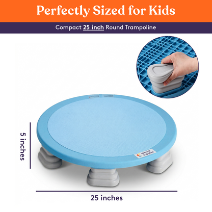 Special Supplies Kids Trampoline Rebounder Bouncing Board  Sensory Balance and Bounce Toy for Indoor and Outdoor Kids Toys - Outdoor Play Equipment