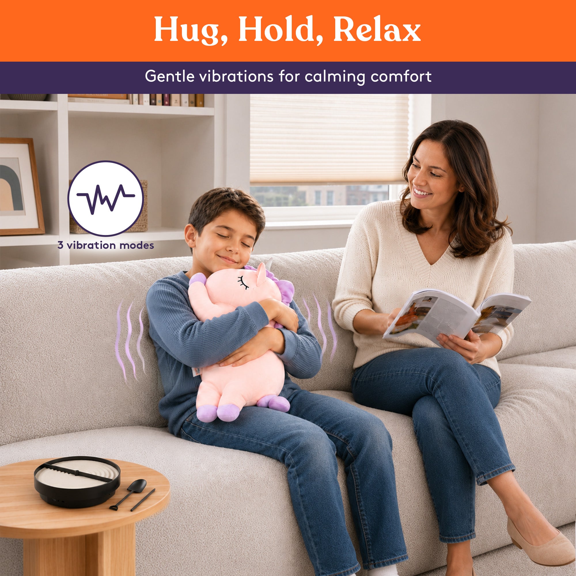 Sensory Vibrating Pillow-Unicorn