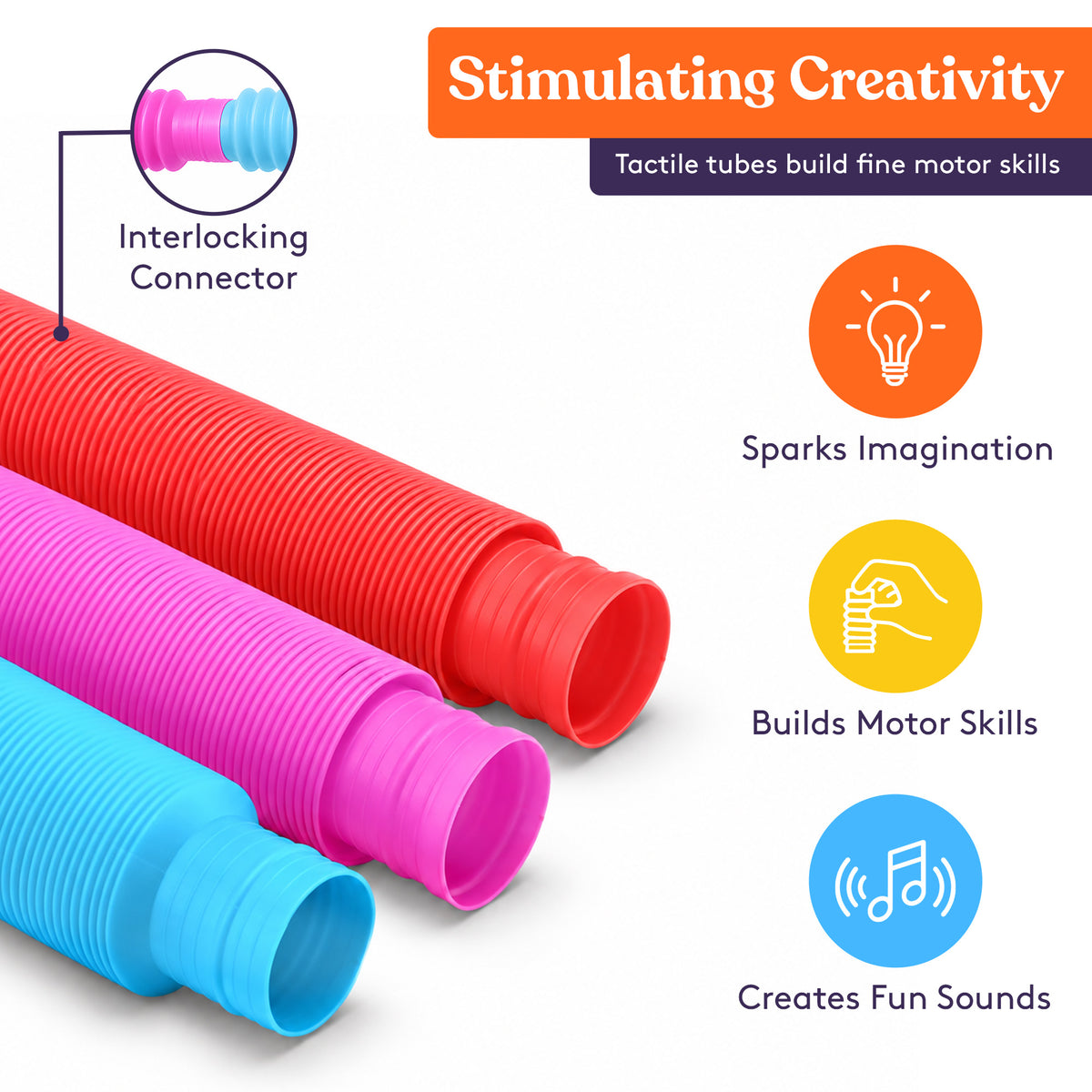 Pop Tubes (Multi-Color): 16 Pack