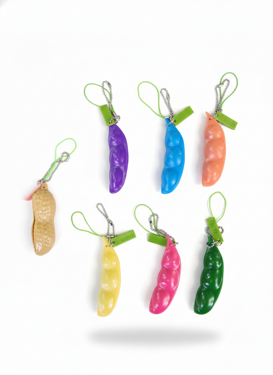 Peapod Fidget Keychain