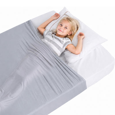 Sensory Bed Sheet for Kids Compression Alternative to Weighted Blankets - Gray