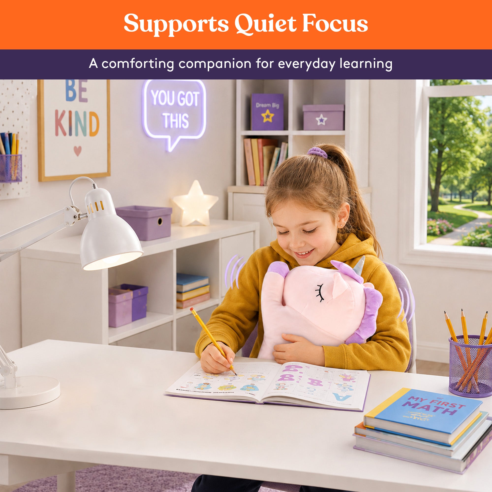 Sensory Vibrating Pillow-Unicorn